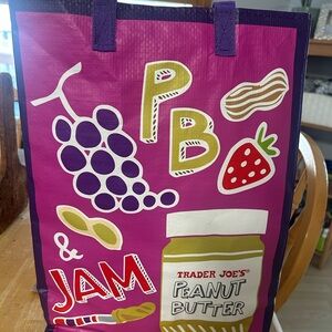 Trader Joe's Pink Tote Bag